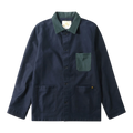 Le Mont Saint Michel - Valoris - Bicolor Work Jacket - Navy Jakke Le Mont Saint Michel 