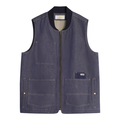 Le Mont Saint Michel - Visalino - Sleeveless Jacket - Denim Vest Le Mont Saint Michel 
