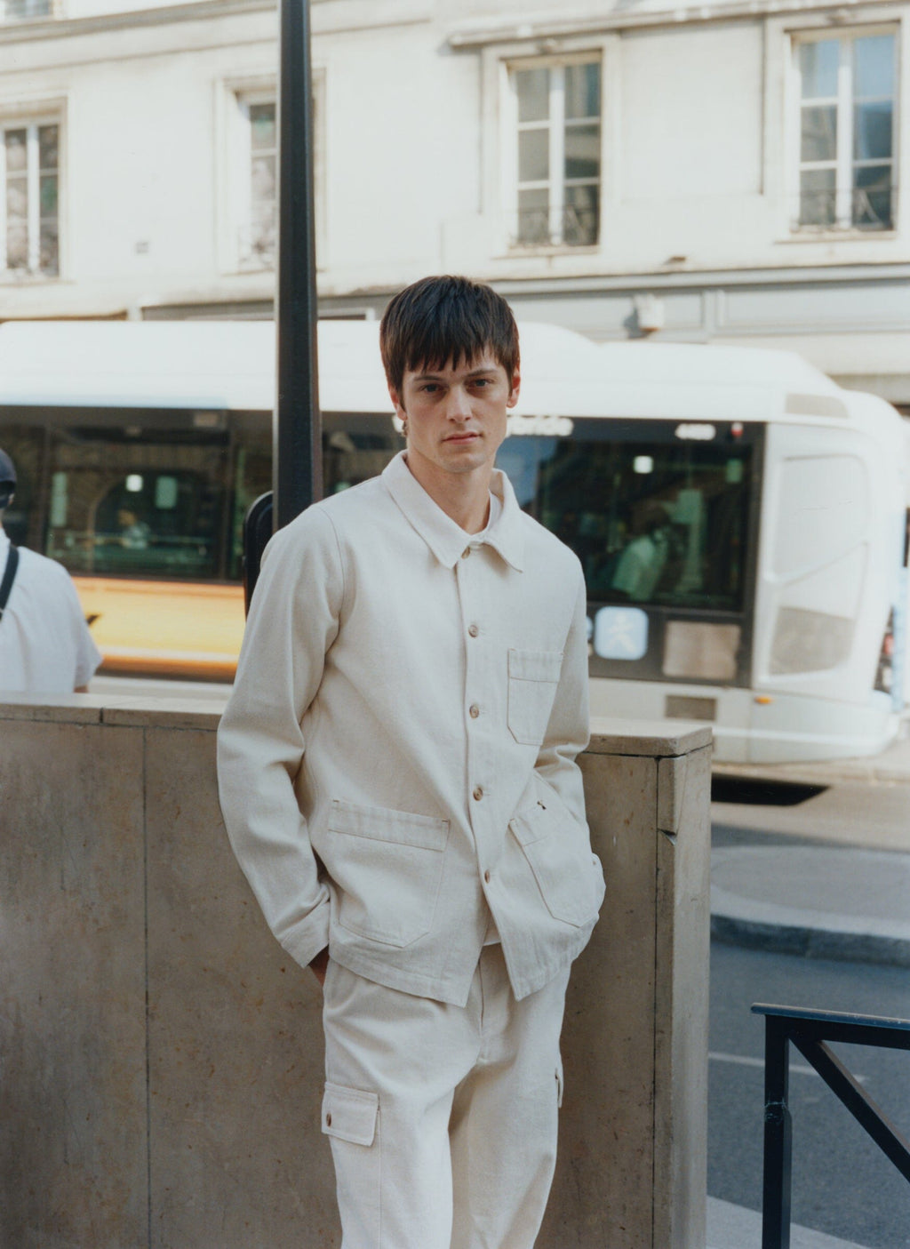 Le Mont Saint Michel Volci Veste De Travail Jacket - Offwhite Jacket Le Mont Saint Michel 