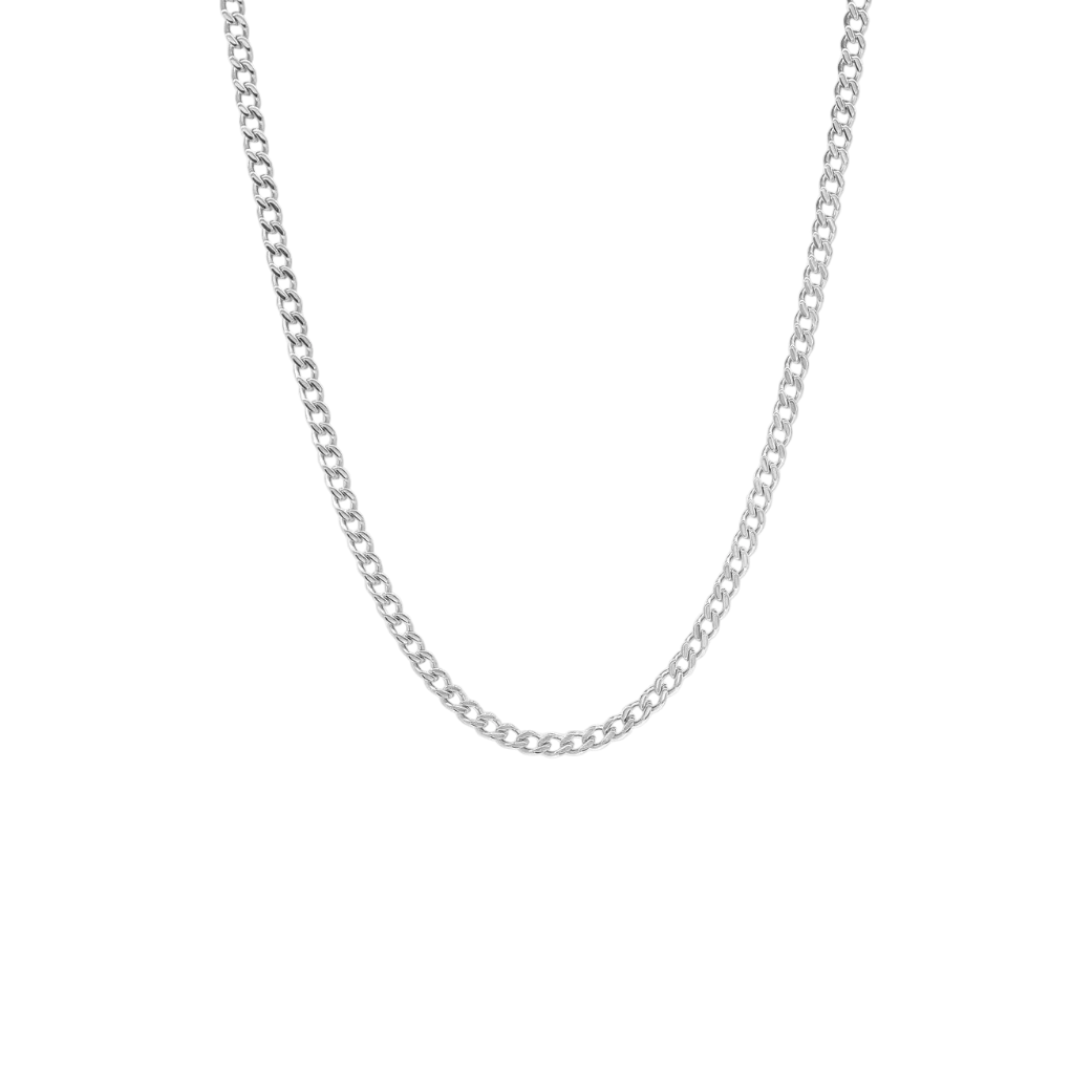 Leo Chevon - Roma Chain Halskjede M - Sølv Dapper 