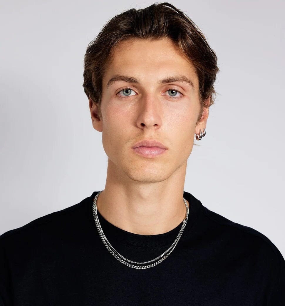 Leo Chevon - Roma Chain Halskjede M - Sølv Smykke Dapper 