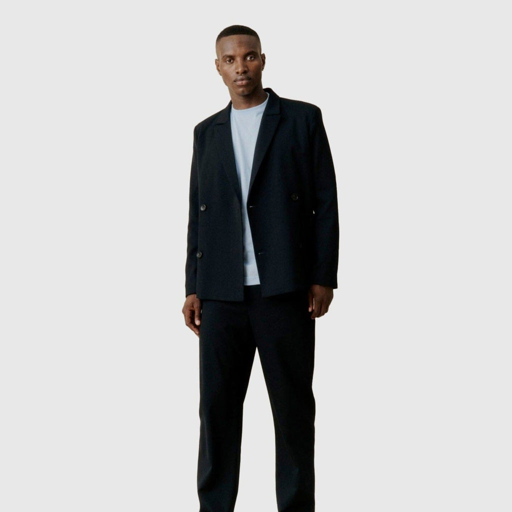 Libertine-Libertine Agency Wool Pants - Dark Navy Pants Libertine-Libertine 