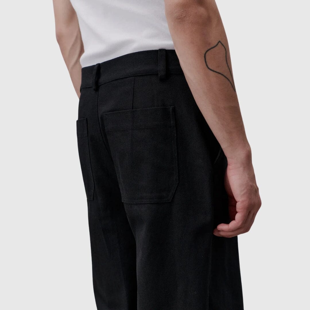 Libertine-Libertine Alert Denim Pants - Black Pants Libertine-Libertine 
