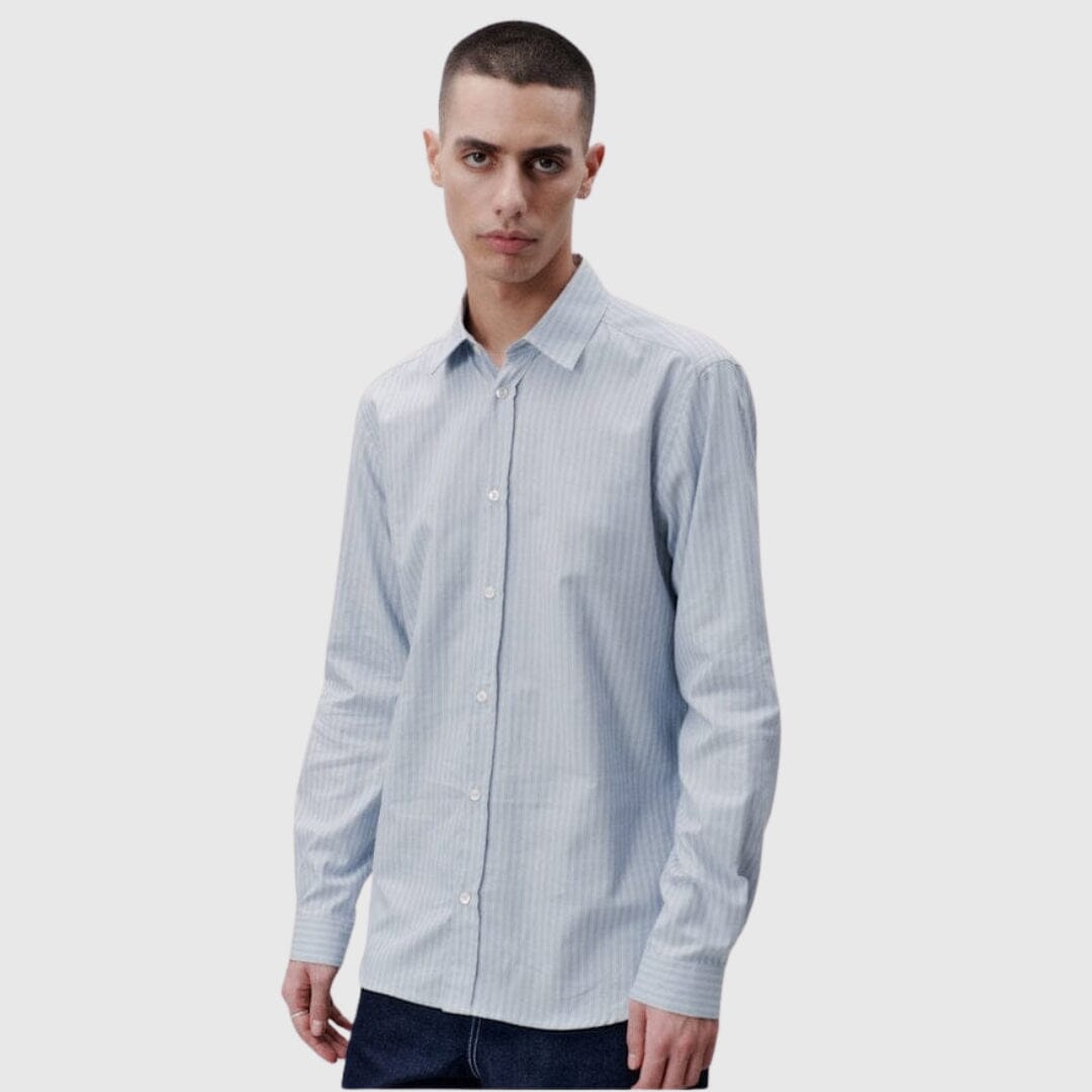 Libertine-Libertine Babylon Shirt - Blue Pin Stripe Shirt Libertine-Libertine 