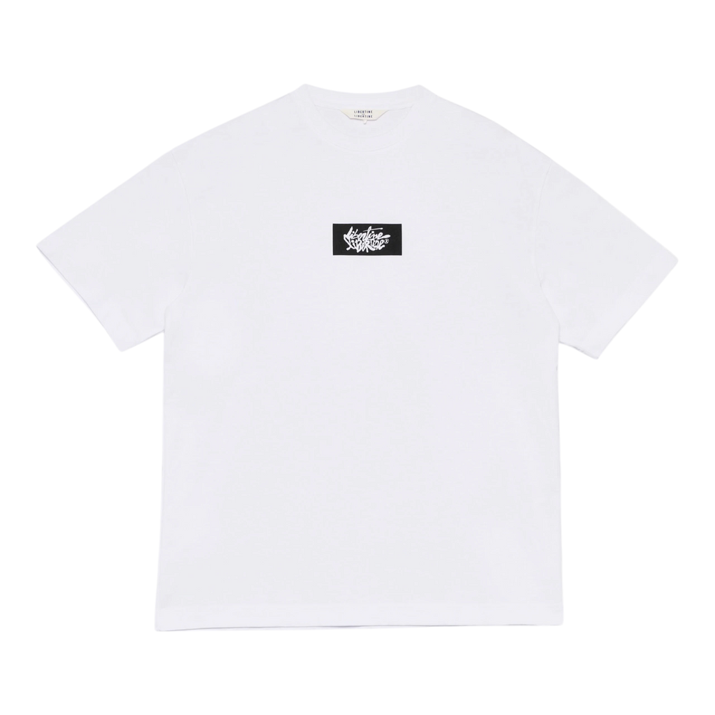 Libertine-Libertine - Broke Era Box Logo 3515 T-Shirt - White T-skjorte Libertine-Libertine 