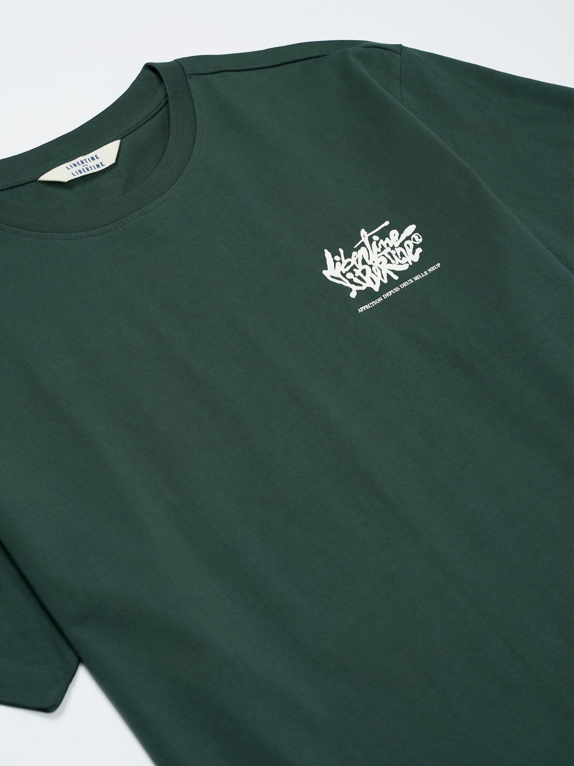 Libertine-Libertine - Broke - Era Logo Green - Garden Topiary T-skjorte Libertine-Libertine 