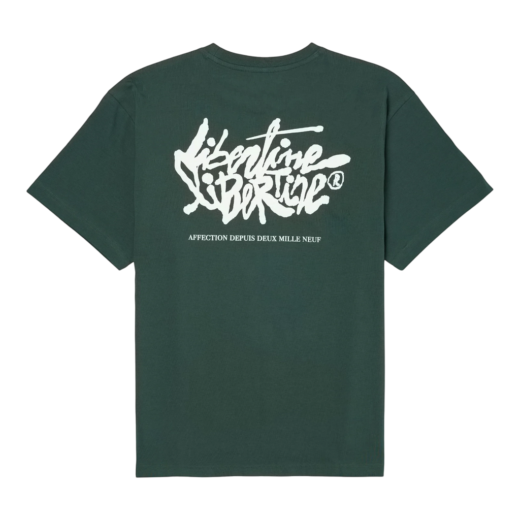 Libertine-Libertine - Broke - Era Logo Green - Garden Topiary T-skjorte Libertine-Libertine 