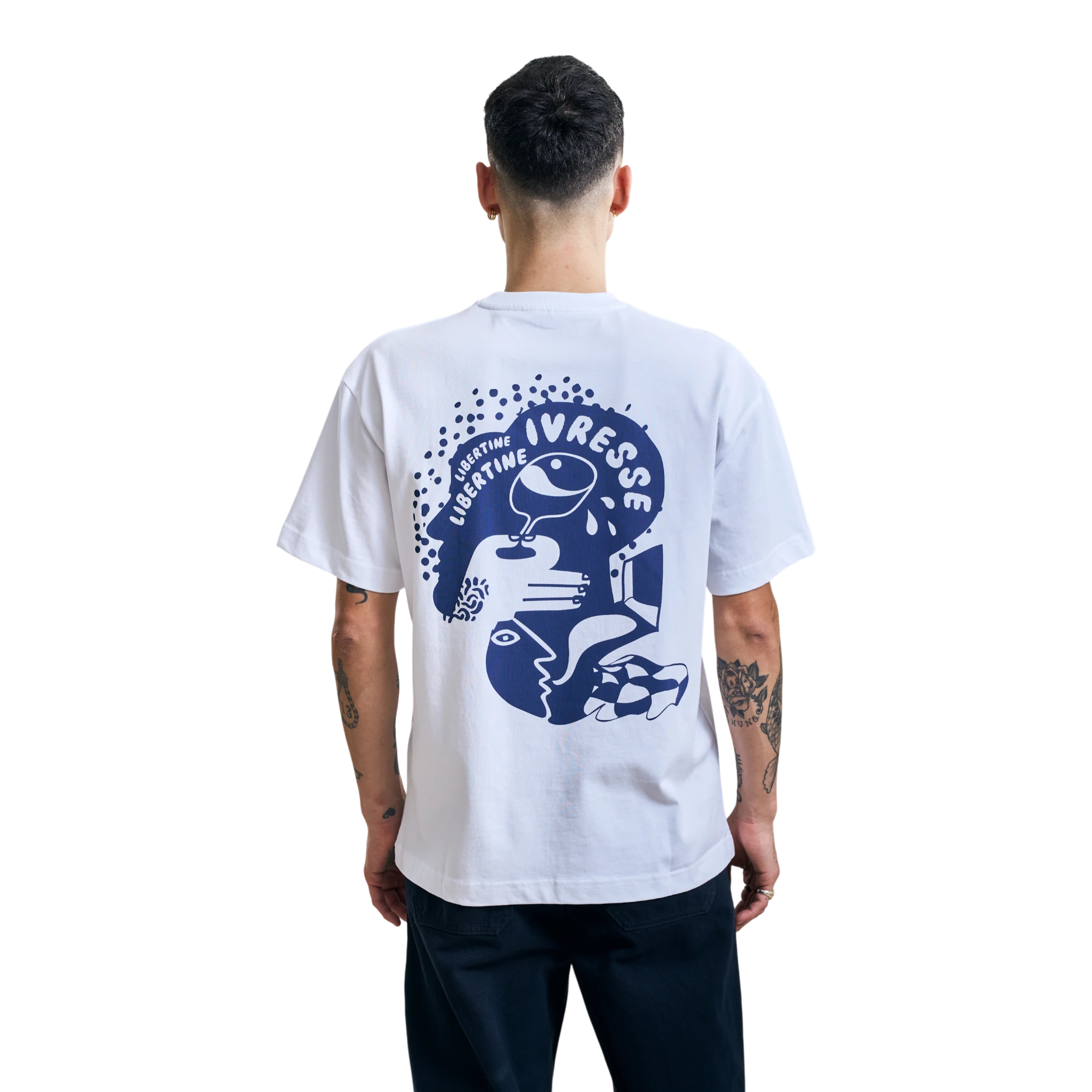 Libertine-Libertine Broke Inresse T-shirt - White T-shirt Libertine-Libertine 