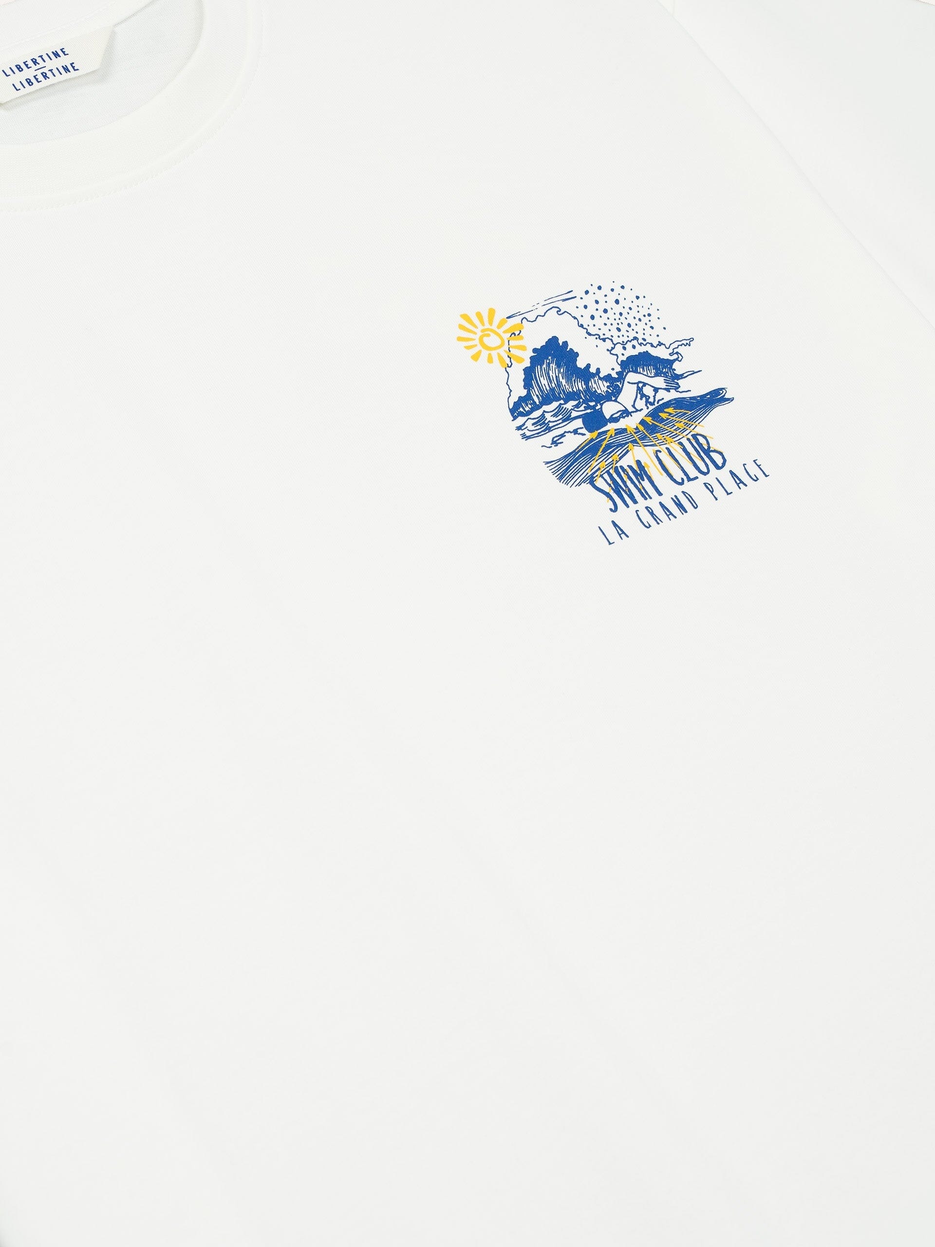 Libertine-Libertine - Broke - La Grand Plage - White T-skjorte Libertine-Libertine 