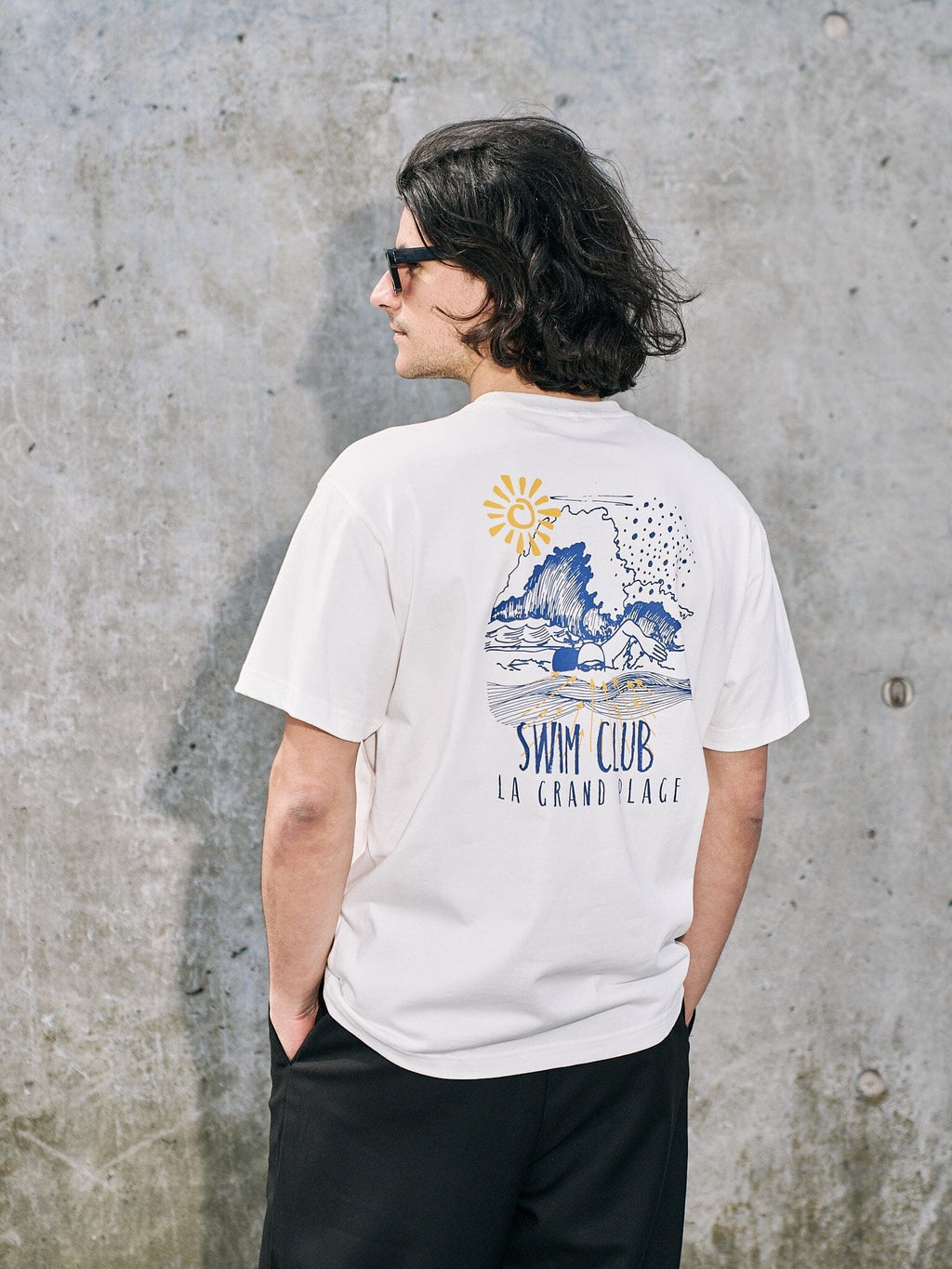 Libertine-Libertine - Broke - La Grand Plage - White T-skjorte Libertine-Libertine 
