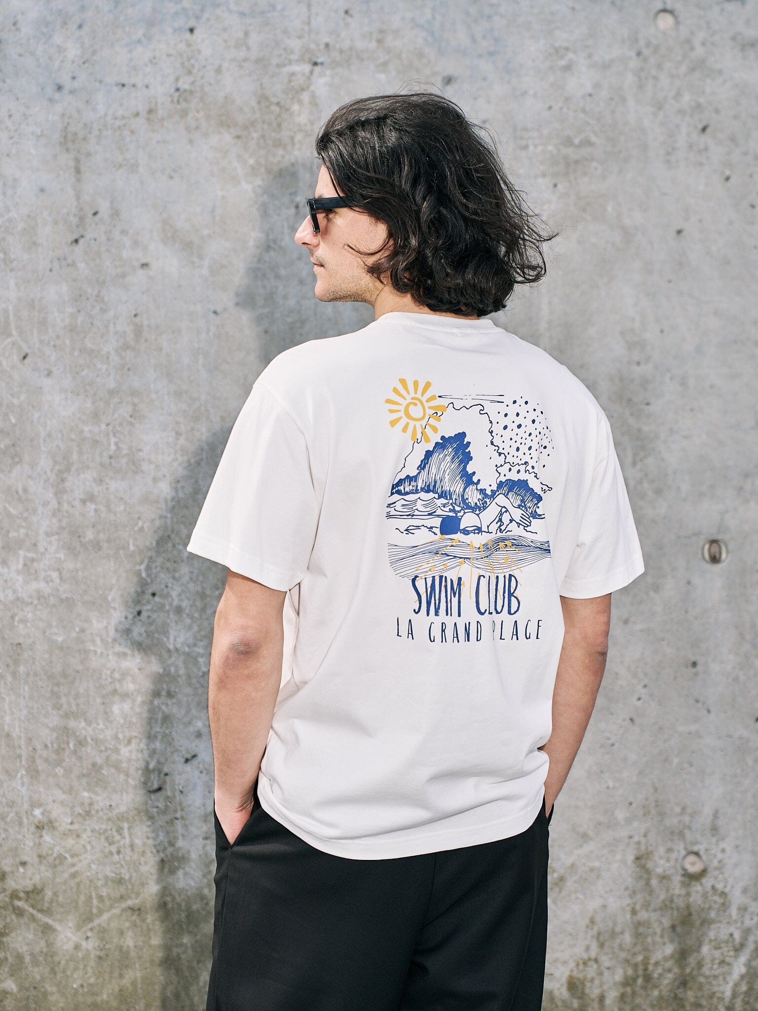 Libertine-Libertine - Broke - La Grand Plage - White T-skjorte Libertine-Libertine 