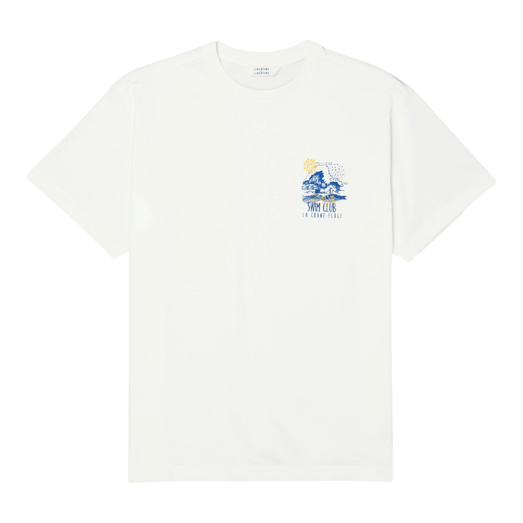 Libertine-Libertine - Broke - La Grand Plage - White T-skjorte Libertine-Libertine 