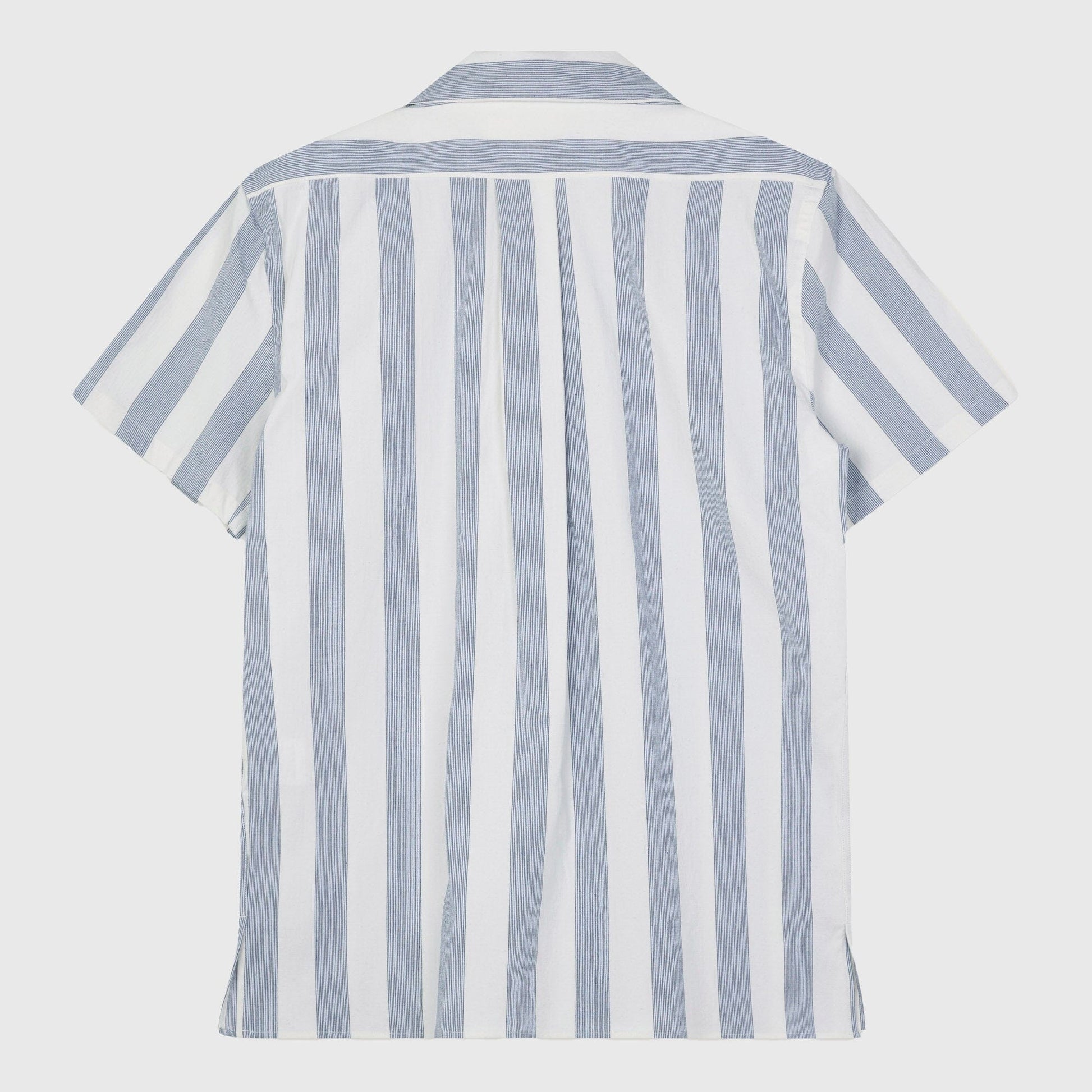 Libertine-Libertine Cave Shirt - Dusty Blue Stripe Shirt Libertine-Libertine 