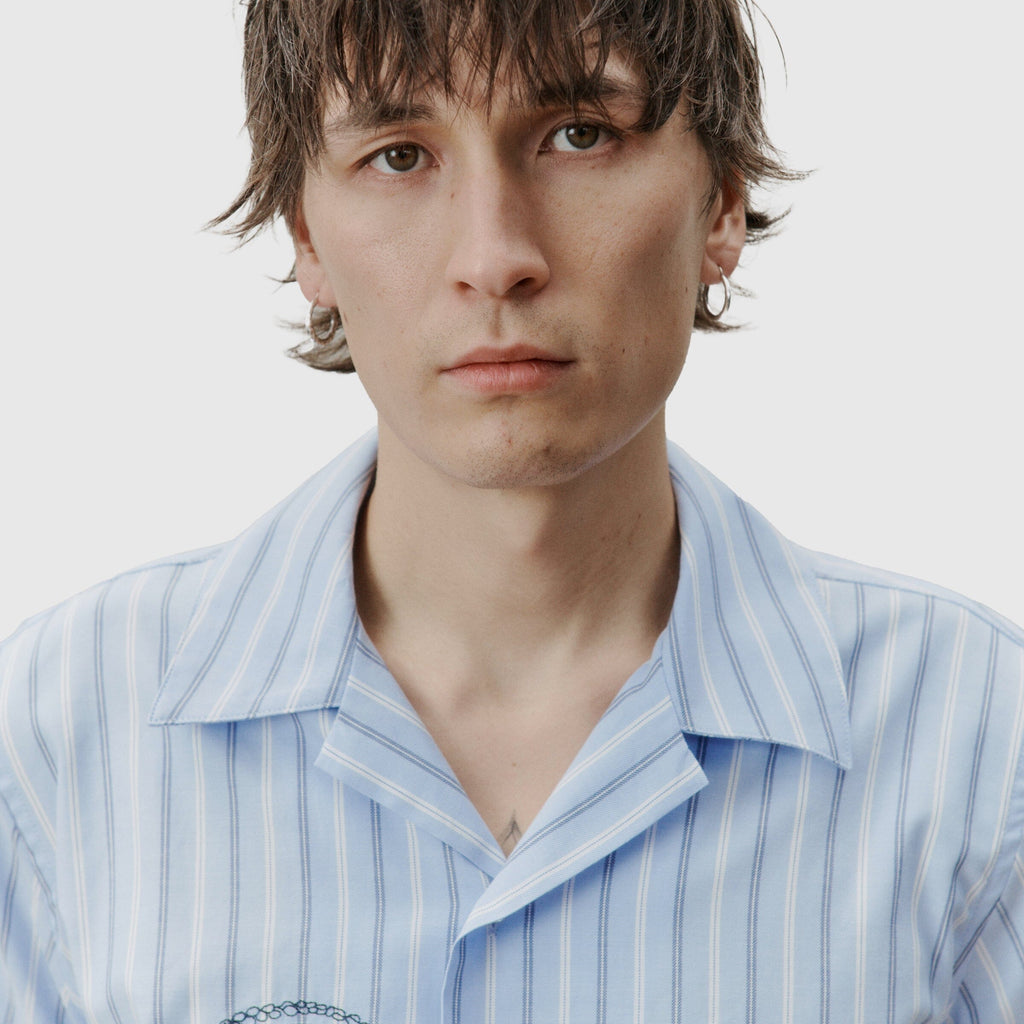 Libertine-Libertine Cave Shirt - Oxford Blue Stripe Shirt Libertine-Libertine 