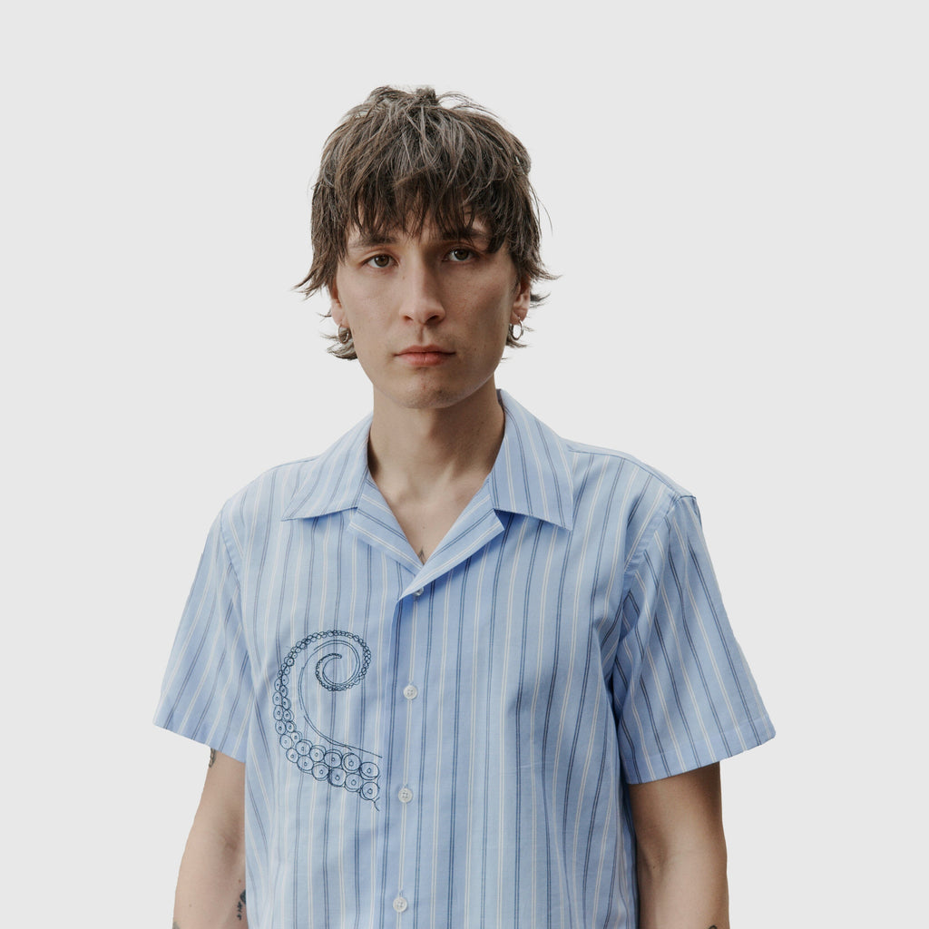 Libertine-Libertine Cave Shirt - Oxford Blue Stripe Shirt Libertine-Libertine 