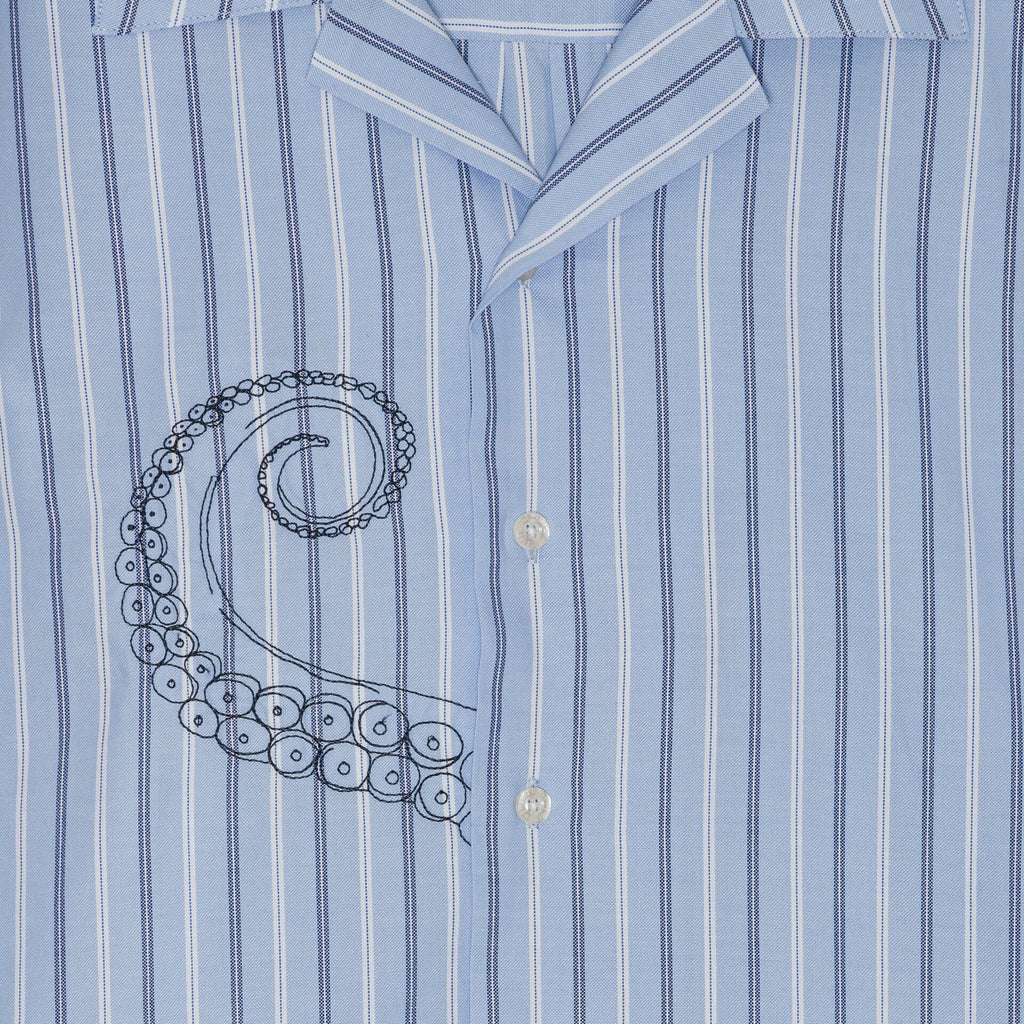 Libertine-Libertine Cave Shirt - Oxford Blue Stripe Shirt Libertine-Libertine 