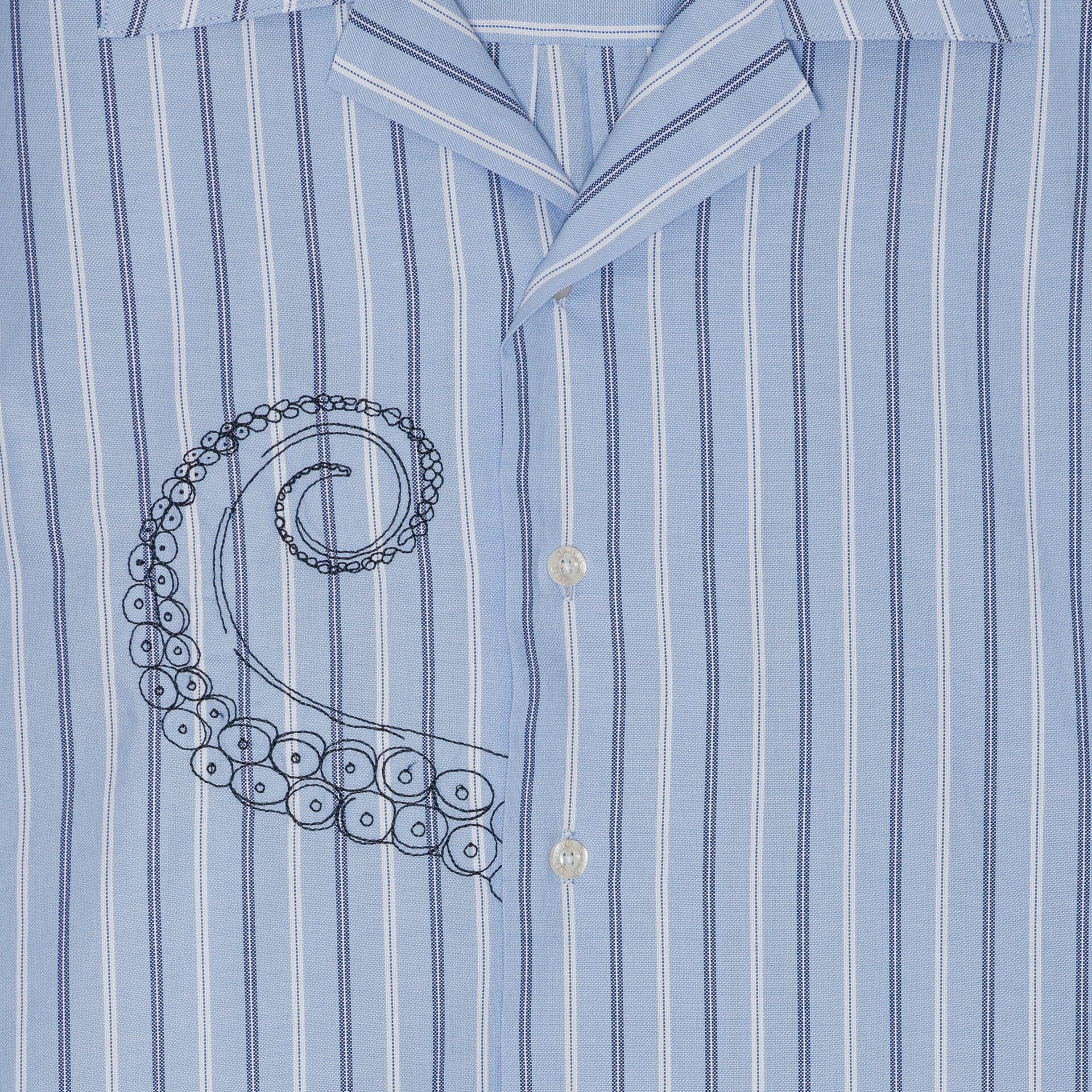 Libertine-Libertine Cave Shirt - Oxford Blue Stripe Shirt Libertine-Libertine 