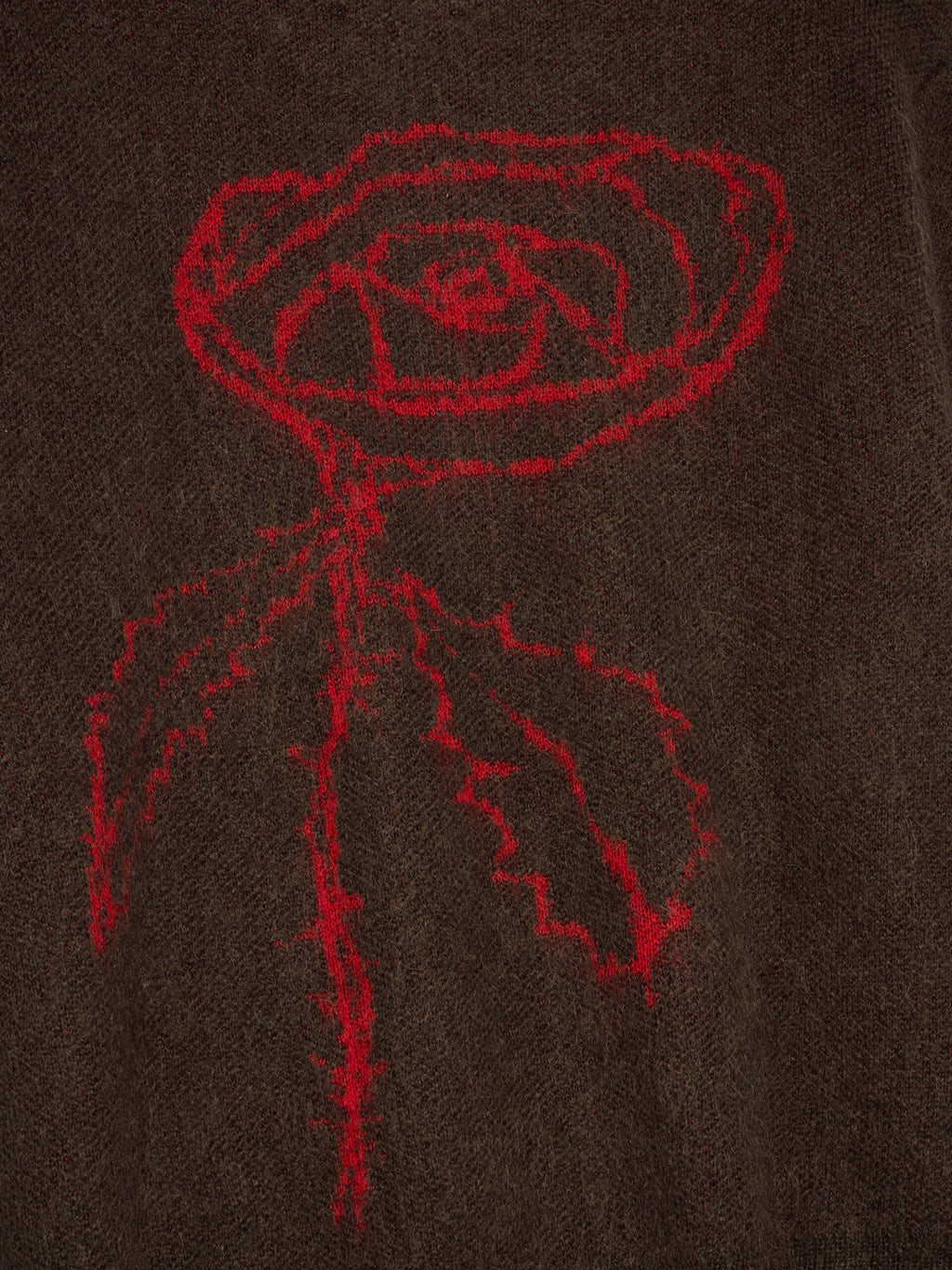 Libertine-Libertine - Century Rose 3698 Knit - Brown & Red Libertine-Libertine 