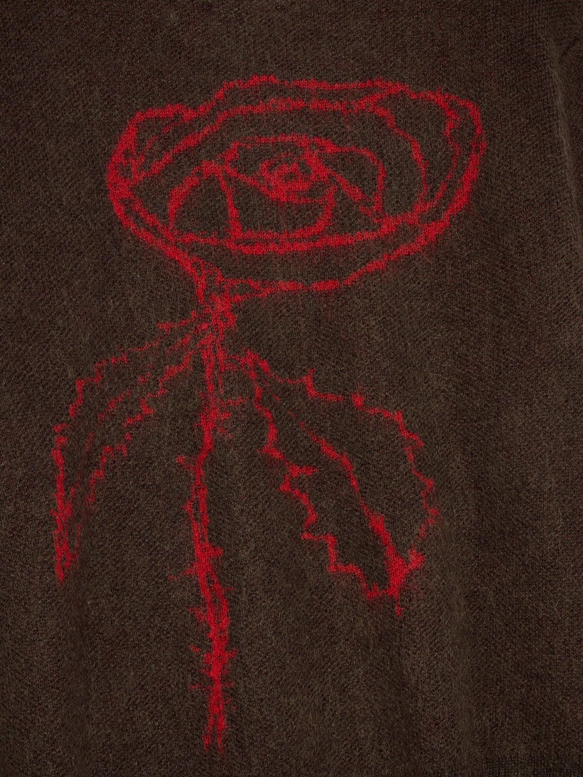 Libertine-Libertine - Century Rose 3698 Knit - Brown & Red Libertine-Libertine 