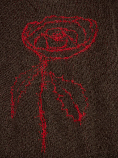 Libertine-Libertine - Century Rose 3698 Knit - Brown & Red Libertine-Libertine 