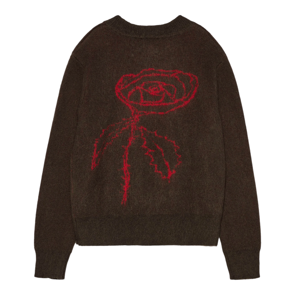 Libertine-Libertine - Century Rose 3698 Knit - Brown & Red Libertine-Libertine 