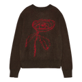 Libertine-Libertine - Century Rose 3698 Knit - Brown & Red Libertine-Libertine 
