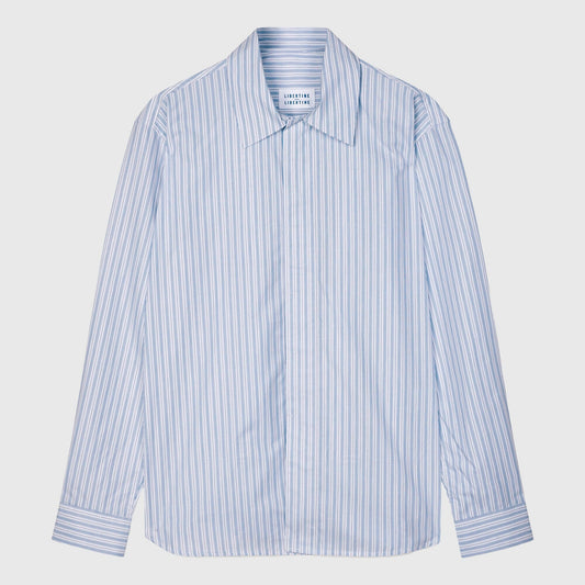 Libertine-Libertine Domain Shirt - Light Blue Stripe Shirt Libertine-Libertine 