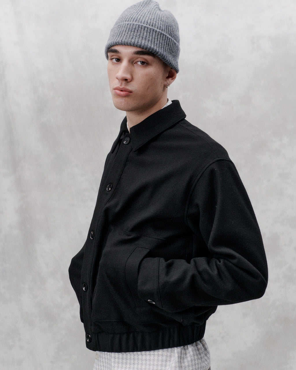 Libertine-Libertine - Mala Beanie - Grey Melange Lue Libertine-Libertine 