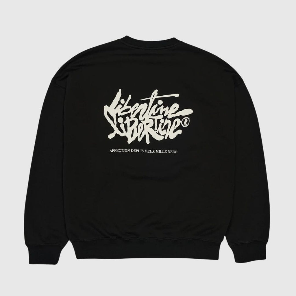 Libertine-Libertine New Society Era Logo - Black Sweatshirt Libertine-Libertine 