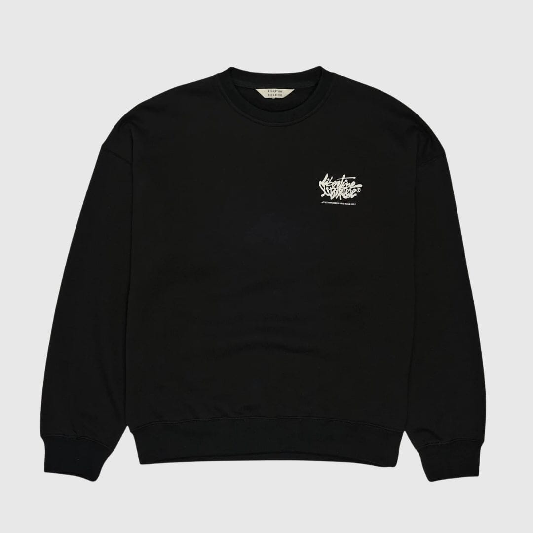 Libertine-Libertine New Society Era Logo - Black Sweatshirt Libertine-Libertine 
