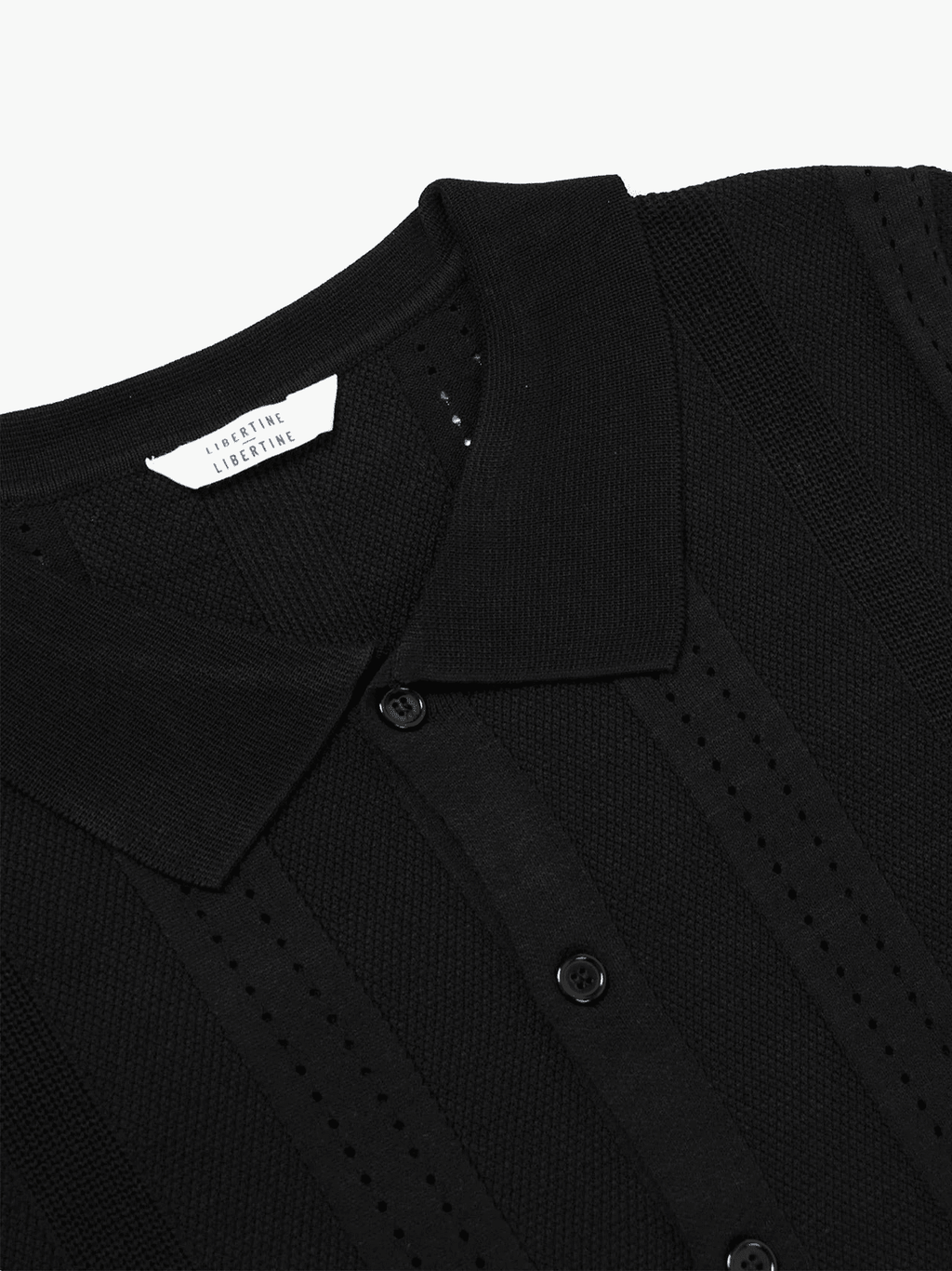 Libertine-Libertine Plead Shirt - Black Shirt Libertine-Libertine 