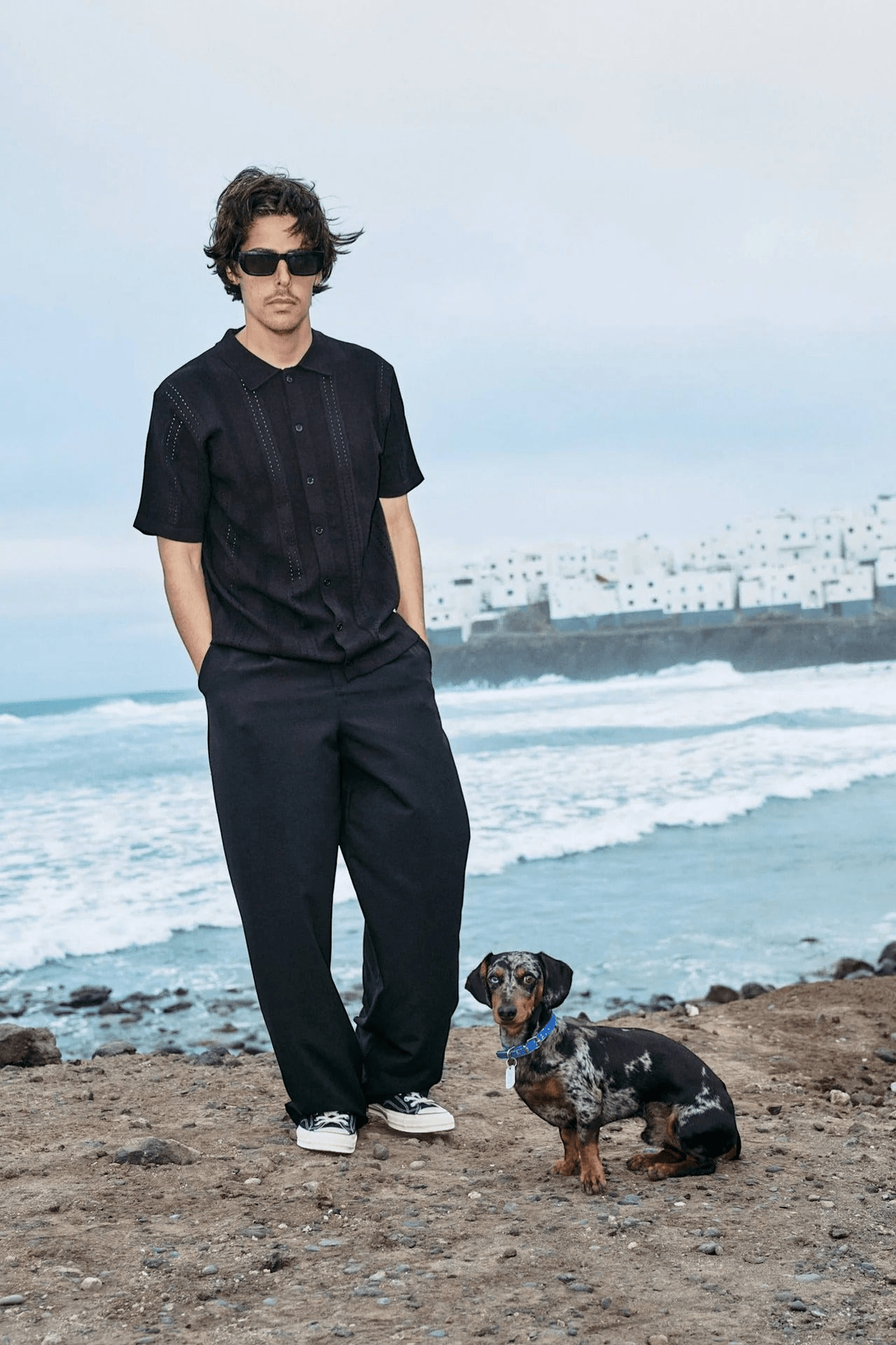 Libertine-Libertine Plead Shirt - Black Shirt Libertine-Libertine 