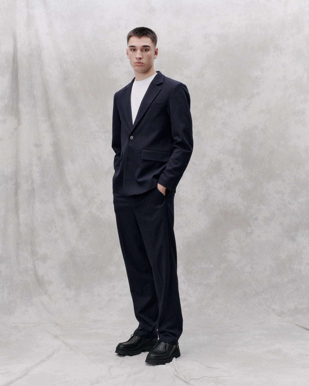 Libertine-Libertine React Blazer - Navy Jacket Libertine-Libertine 
