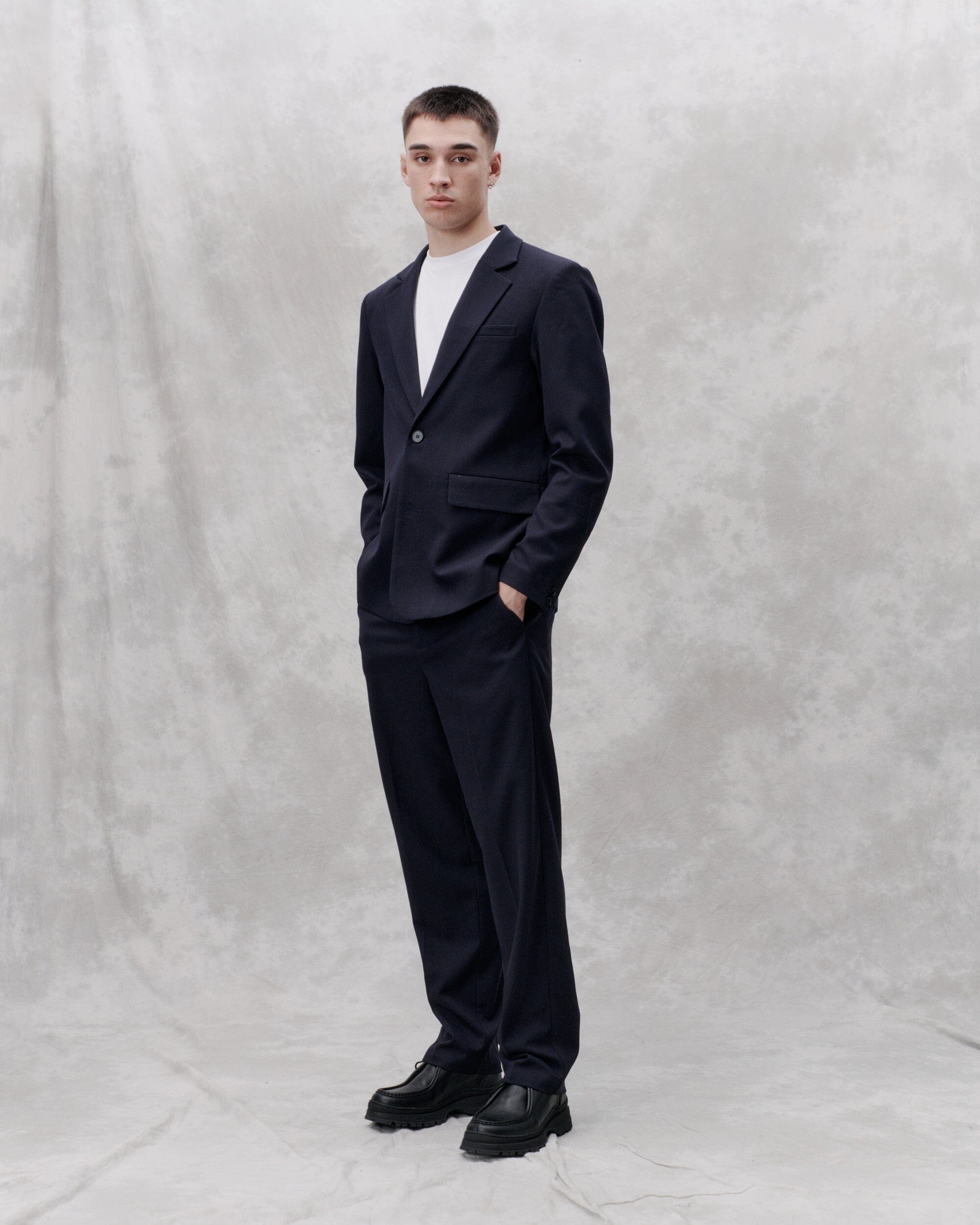 Libertine-Libertine React Blazer - Navy Jacket Libertine-Libertine 