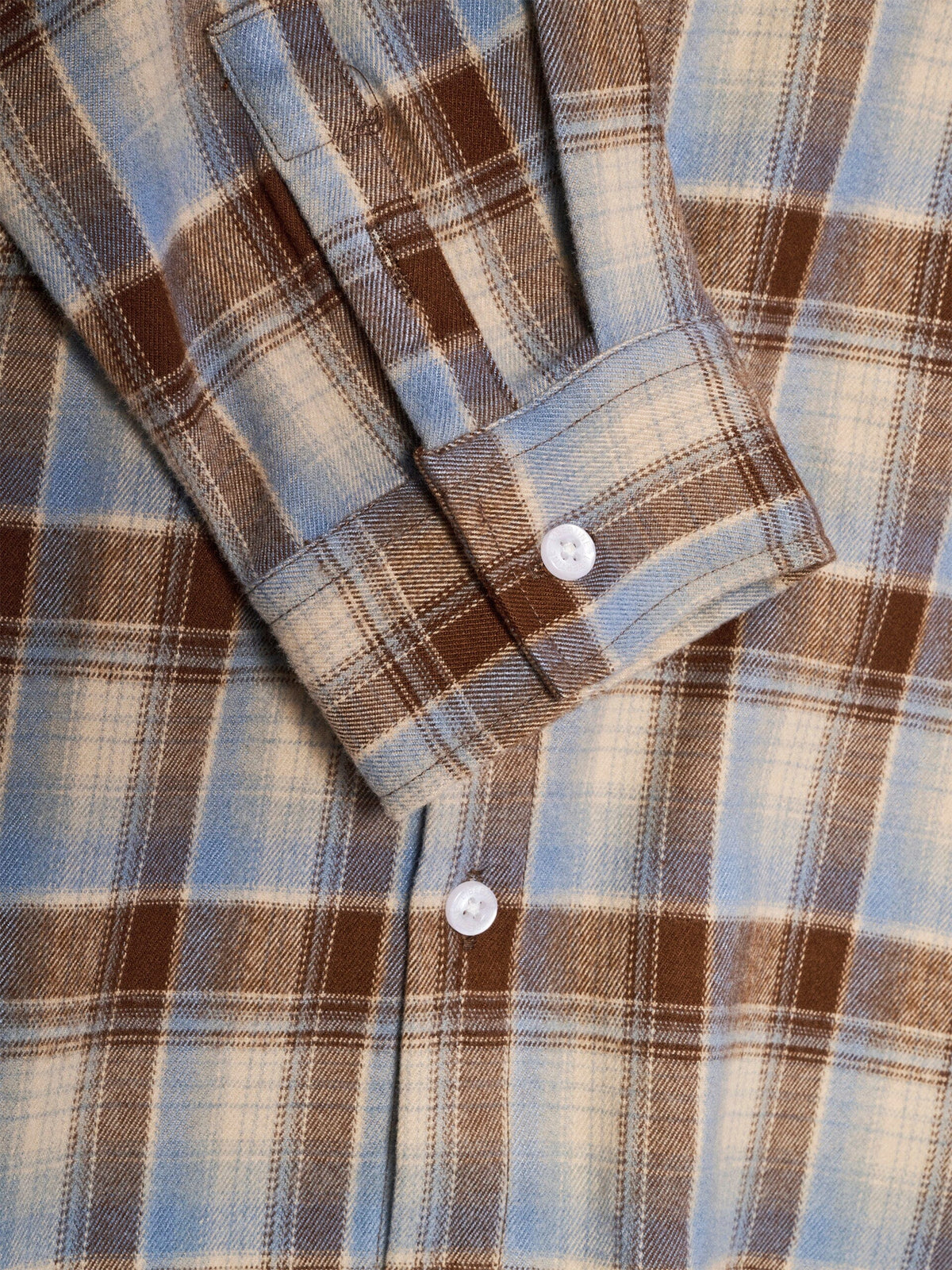 Libertine-Libertine - Record 3704 Shirt - Ice Blue Check Skjorte Libertine-Libertine 