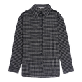 Libertine-Libertine Record Shirt - Black Check Shirt Libertine-Libertine 