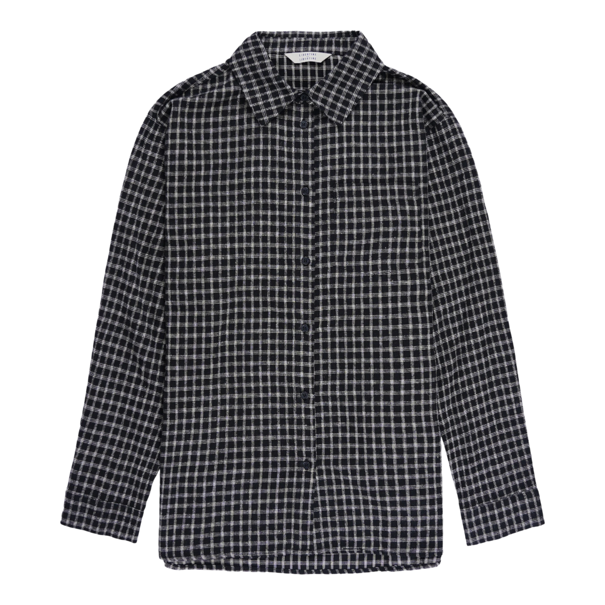 Libertine-Libertine Record Shirt - Black Check Shirt Libertine-Libertine 