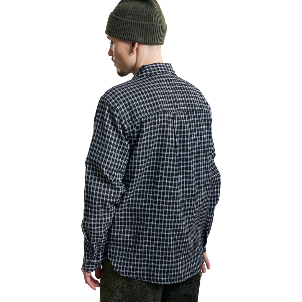 Libertine-Libertine Record Shirt - Black Check Shirt Libertine-Libertine 