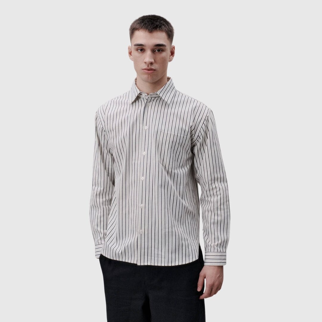 Libertine-Libertine Record Shirt - Black Stripe Shirt Libertine-Libertine 