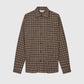 Libertine-Libertine Record Shirt - Brown Check Shirt Libertine-Libertine 