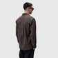 Libertine-Libertine Record Shirt - Brown Check Shirt Libertine-Libertine 