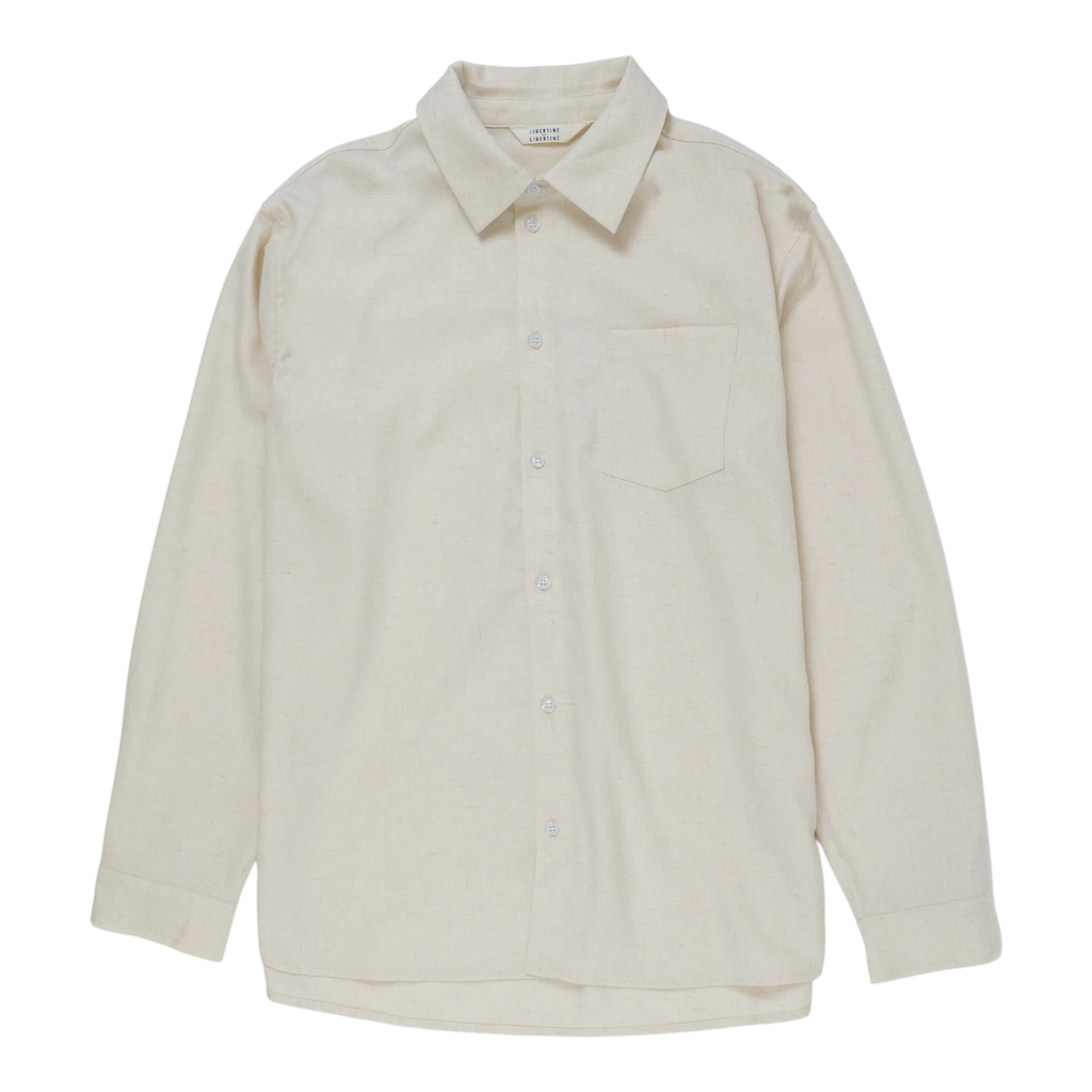 Libertine-Libertine Record Shirt - Off White Melange Shirt Libertine-Libertine 