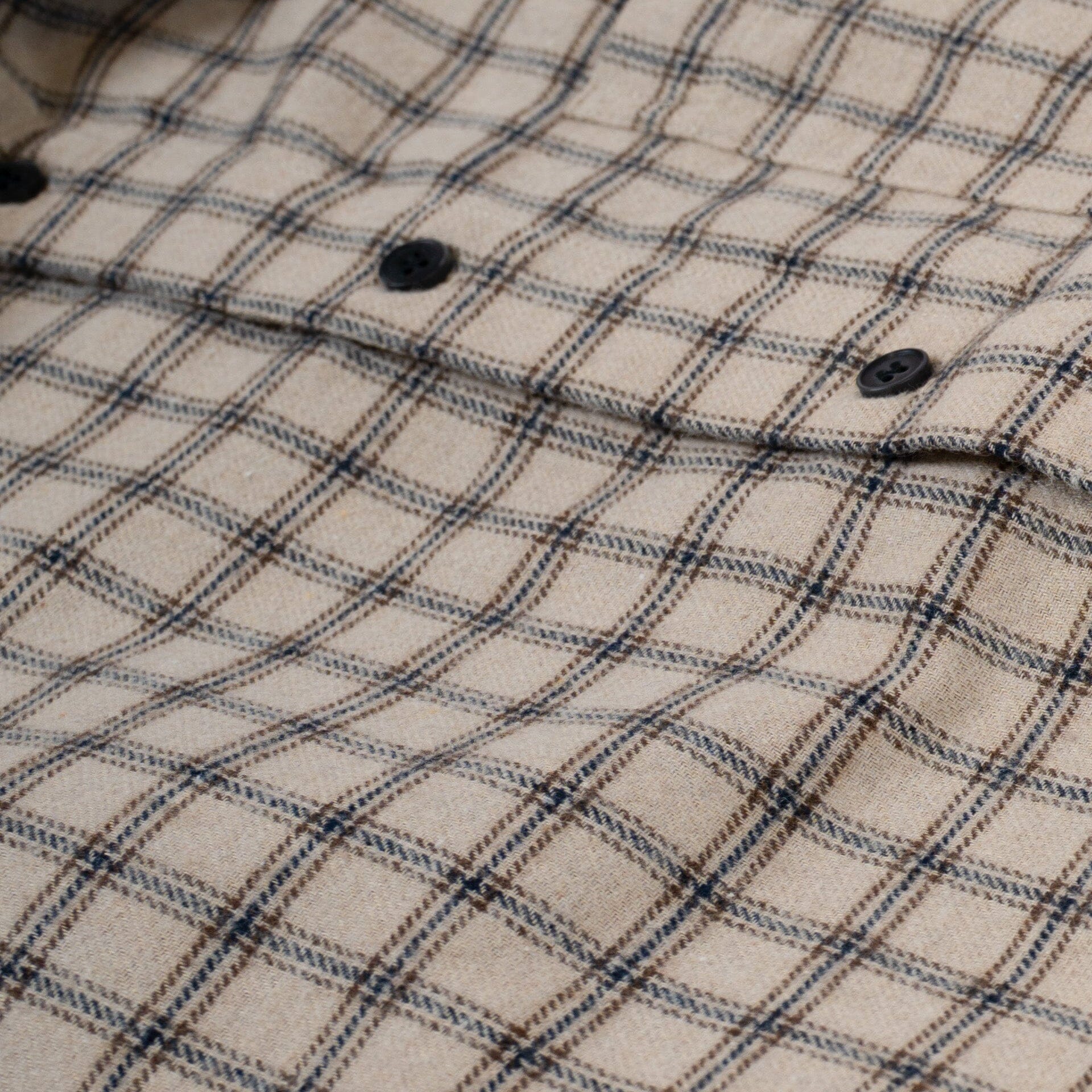 Libertine-Libertine Record Shirt - Sand Check Shirt Libertine-Libertine 