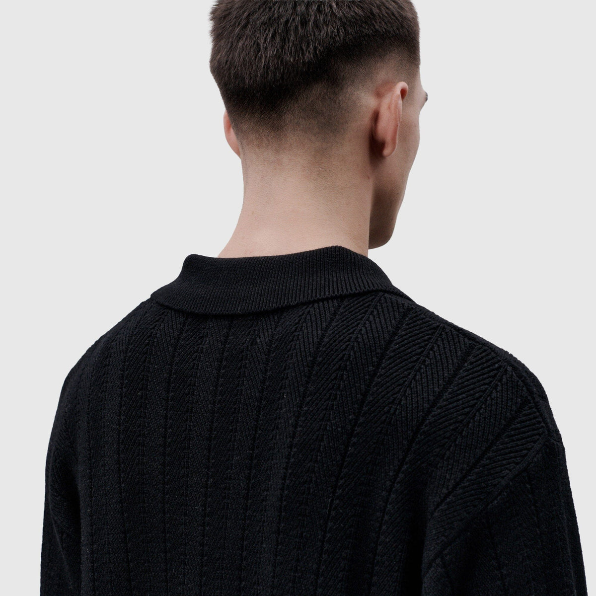 Libertine-Libertine - Scent 3651 Half Zip Knit - Black Libertine-Libertine 