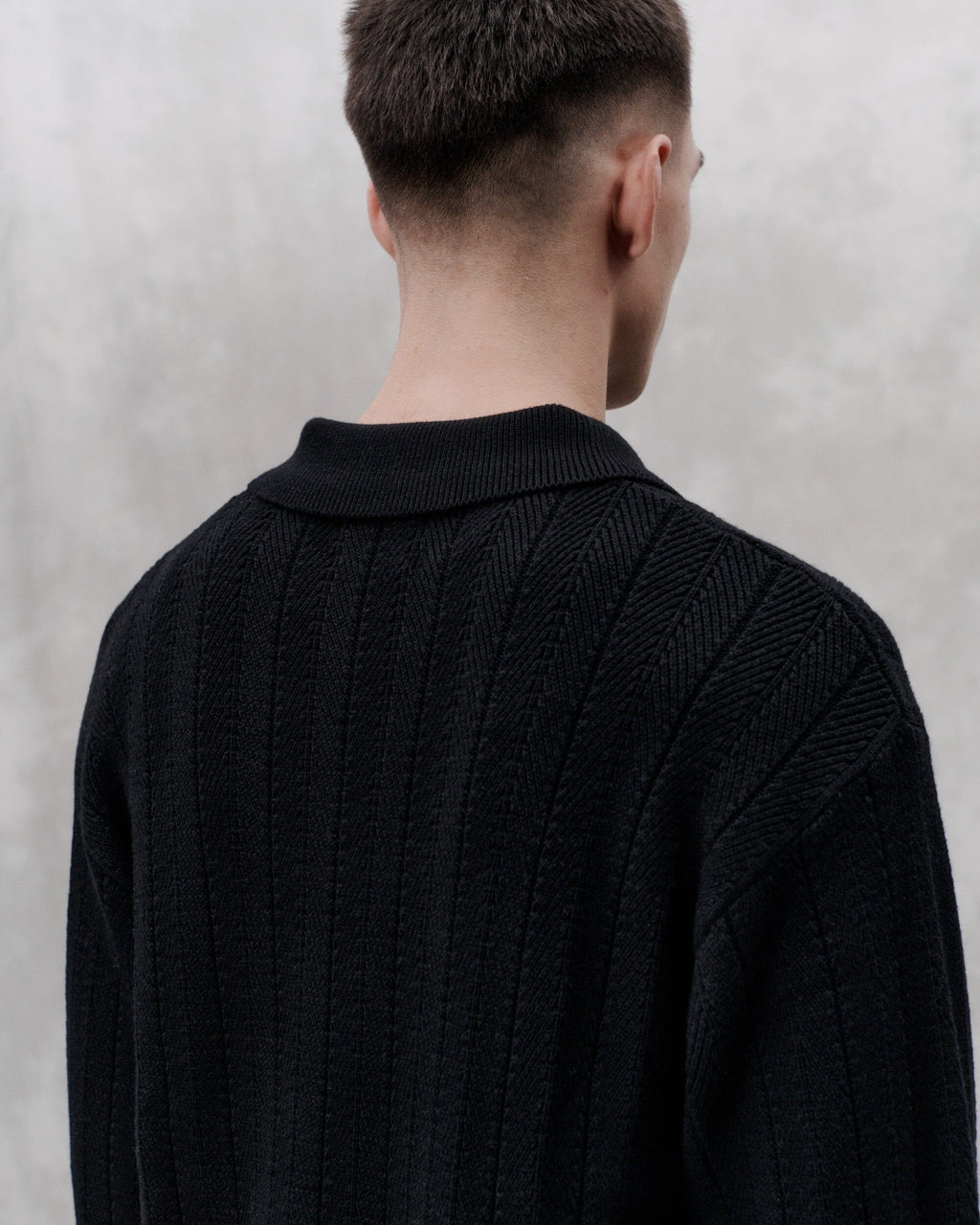 Libertine-Libertine - Scent 3651 Half Zip Knit - Black Libertine-Libertine 