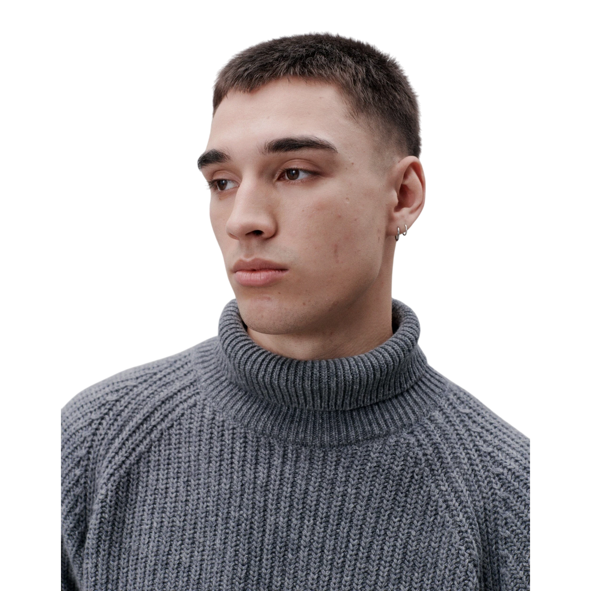 Libertine-Libertine - Session Rollneck - Grey Melange Genser Libertine-Libertine 