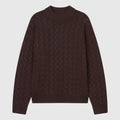 Libertine-Libertine Topanga Cable Knit - Dark Brown Knitwear Libertine-Libertine 
