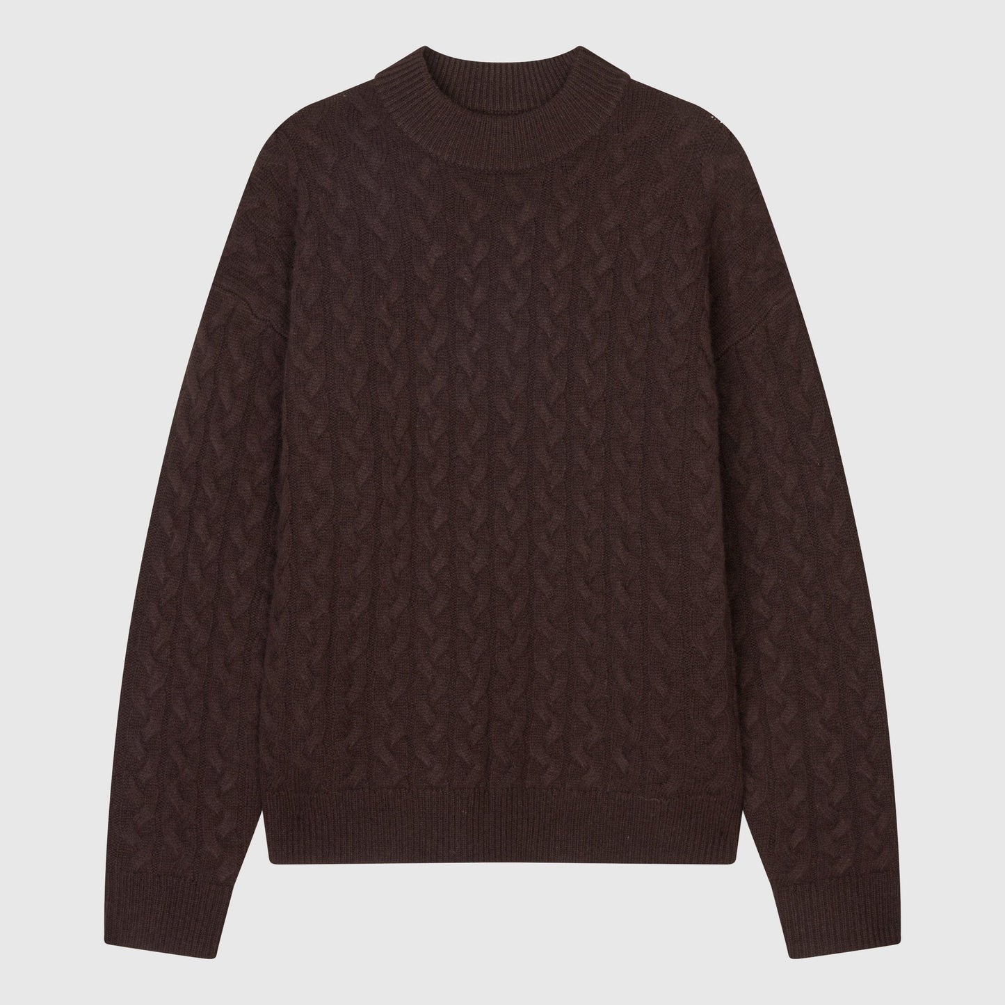 Libertine-Libertine Topanga Cable Knit - Dark Brown Knitwear Libertine-Libertine 