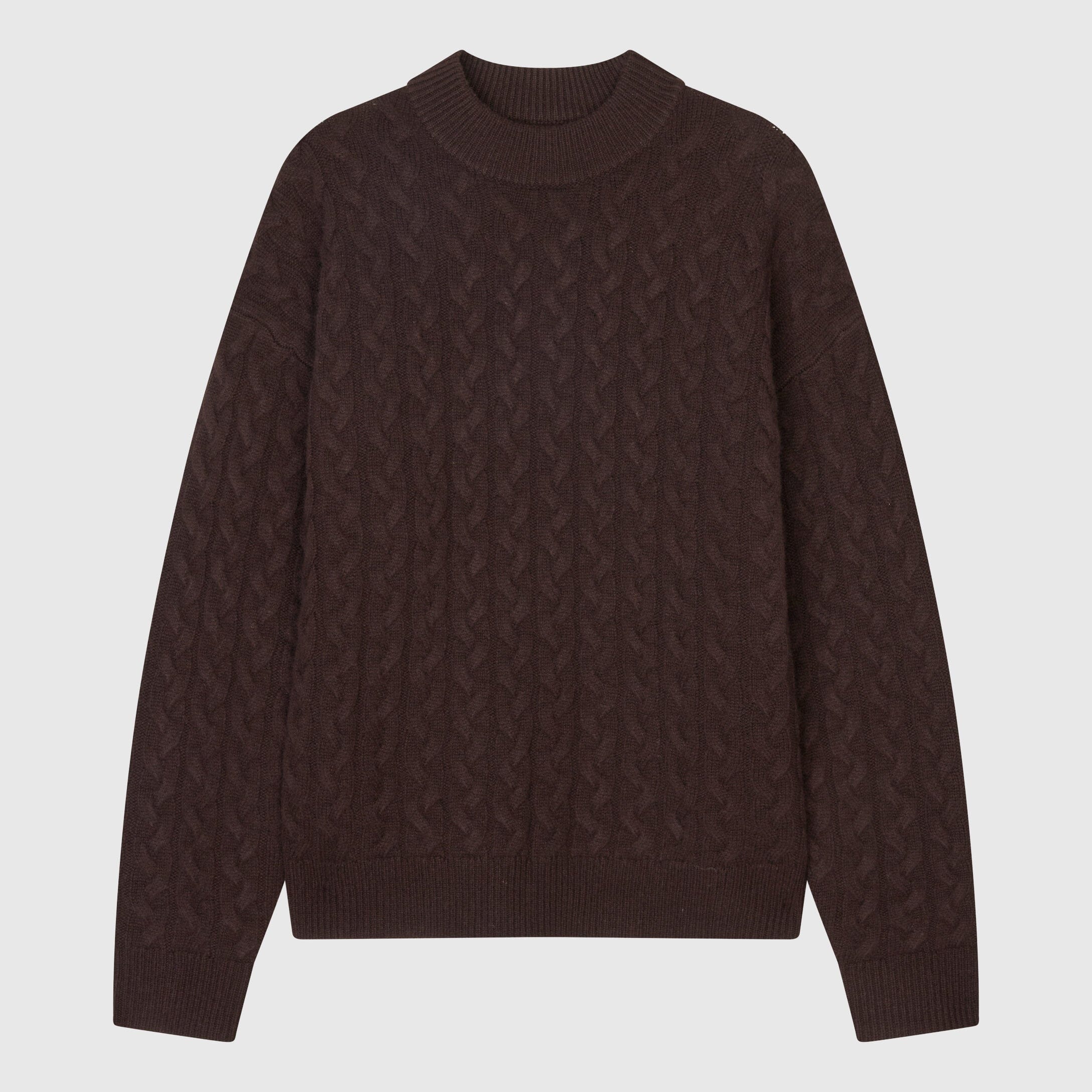 Libertine-Libertine Topanga Cable Knit - Dark Brown Knitwear Libertine-Libertine 