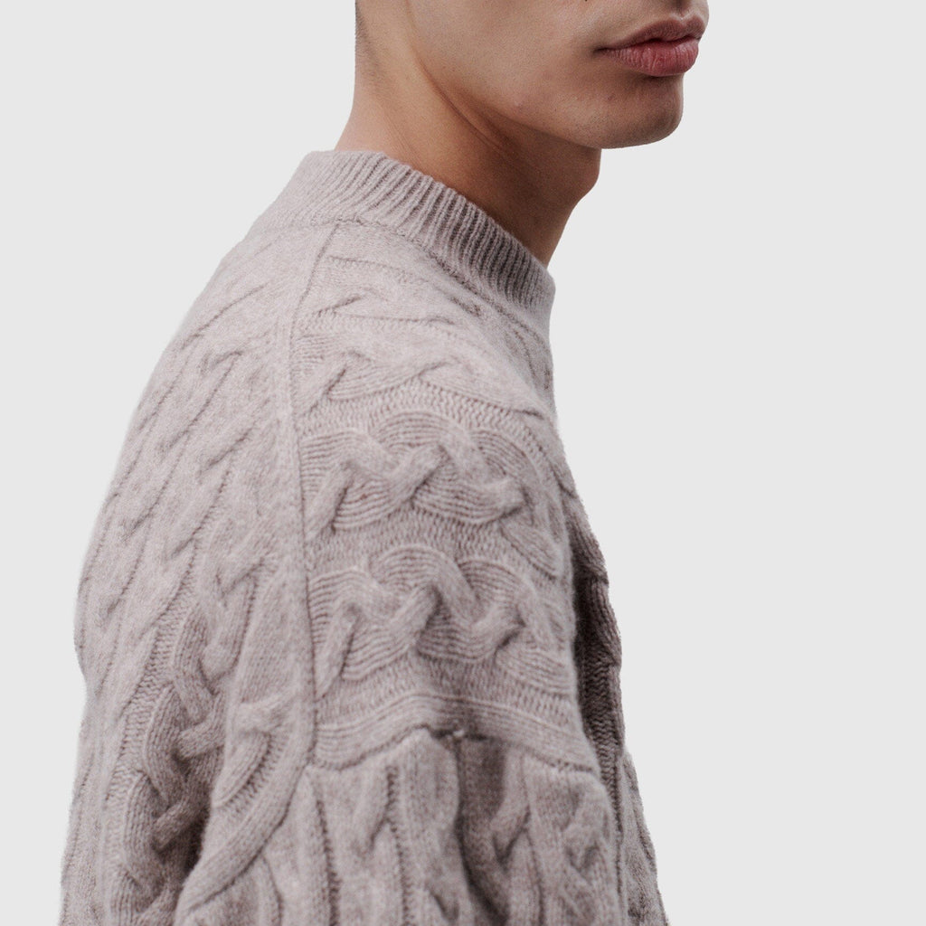 Libertine-Libertine Topanga Cable Knit - Sand Knitwear Libertine-Libertine 